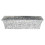 Achla Designs Embossed Galvanized Flower Window Box Planter  24-in 1