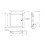 Acudor ED-2002 Flush Access-deur 6"" x 6"" Wit 5