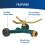 Irrigatore Orbit a 3 bracci in metallo con base a ruote 4