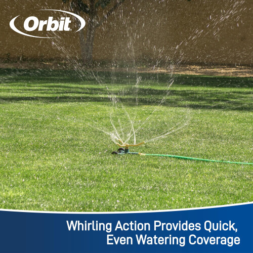 Irrigatore Orbit a 3 bracci in metallo con base a ruote 1
