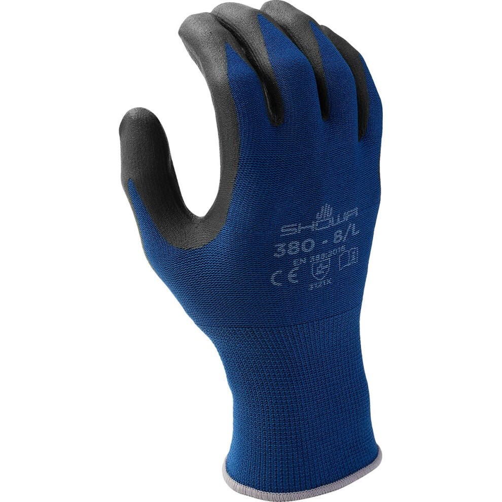Gants de travail unisexes pour adultes SHOWA Bleu Medium US