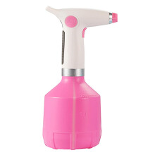 (Pink) Electric Watering Can Indoor Outdoor Plants Flower Spray Bottle Garden Mist Tool