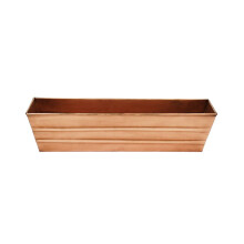 Achla Designs C08C Copper Small Galvanized Steel Window Flower Box