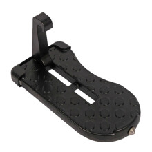 (Black) Collapsible Car Door Pedal Window Breaker Easy Installation Automobile Door Pedal Car Auto Supplies