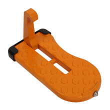 (Orange) Collapsible Car Door Pedal Window Breaker Easy Installation Automobile Door Pedal Car Auto Supplies