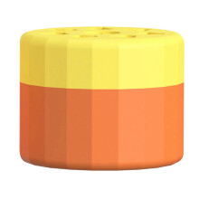 (S, Orange Yellow) Spiral Ikebana Stem Holder DIY Flower Arrangement Holder Waterproof Design Reusable Versatile Silicone Spiral DIY Bouquet Twister Jikaix