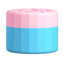 (S, Pink Blue) Spiral Ikebana Stem Holder DIY Flower Arrangement Holder Waterproof Design Reusable Versatile Silicone Spiral DIY Bouquet Twister Jikaix