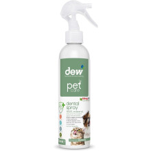 Dew Pet Dental Spray 250ml, Dog Plaque Remover & Dog Breath Freshener, Plaque Remover for Dogs & Cats, Natural Dog Teeth Cleaning, Cat Dental Care