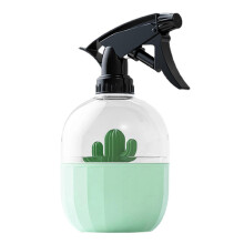 (Green) 500ml Spray Bottle Rotating Nozzle Large Capacity Plastic Leak-proof Watering Plant Spray for Home JIKAIX