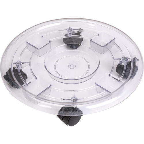 Panacea 84731 Plastic Plant Caddy Clear 14"""" tm.