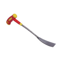 (A) Qinhai Transplanting Shovel Labor Saving Non-slip Long Handle Rustproof Good Grip Digging Metal Smoothing Excavation Garden Transplant Shovel for Yard