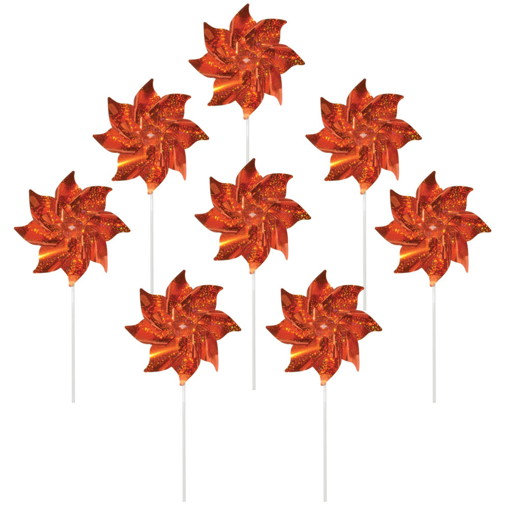 In The Breeze 2707 Borsa Girevole Decorativa In Mylar Pinwheel Orange Spark-image