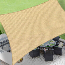 LOVE STORY 10' x 13' Rectangle Sun Shade Sail Canopy UV Block Shade Sa