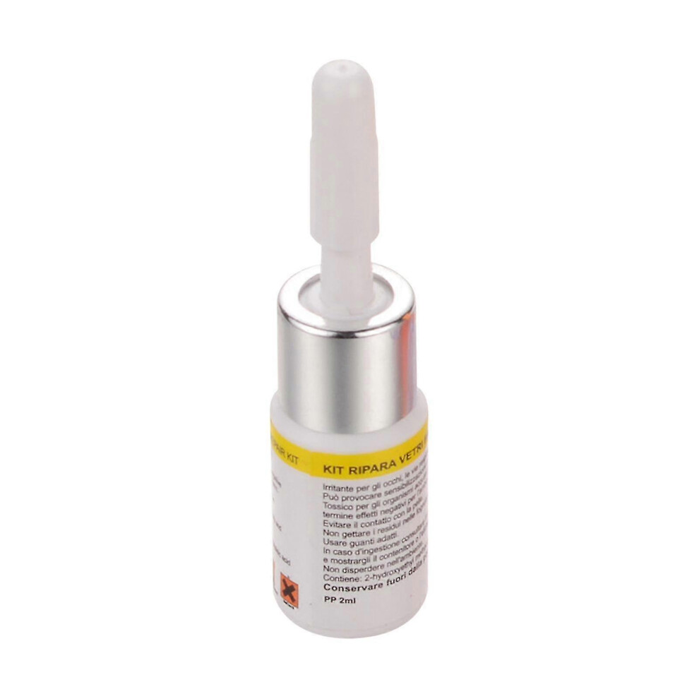 (Black) Automotive Glass Nano Repair Fluid Car Window Glass Crack Chip Repair Tool 3Ml Black 5014561007700