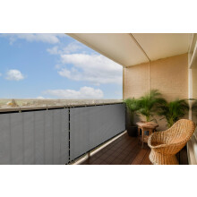Colourtree 3 'x 10' Ecran de confiden?ialitate Balcon Grey - Apartament Porch Ralening Patio Patio Pnze?te de parbriz Cnda de ?esatura - Grad c