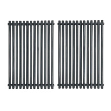 Htanch PG525 (pachet de 2) 17 1/4 x 11 3/4 inch Gratare de gratar din o?el por?elan pentru Weber 7525 Weber Spirit 300 E-310 ?i E-320 Spirit S-31