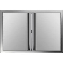 VEVOR BBQ Access Door 31W x 24H Inch Double BBQ Door Stainless Steel