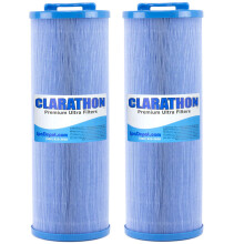 Clarathon 2-Pack Blue Media Hot Tub Spa Filter Replacement fr Unicel 4CH-949RA Pleatco PWW50L-M FILBUR FC-0172M FC0172M Waterway 817-4050