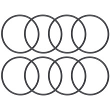 (Paquete de 8) O-Ring de Sal Compatible con Hayward GLX-Cell-Union Buna-N