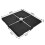 DORTALA 4 Τεμάχια 220lbs Βάση Ομπρέλας Cantilever Offset με Χειρολαβή 4