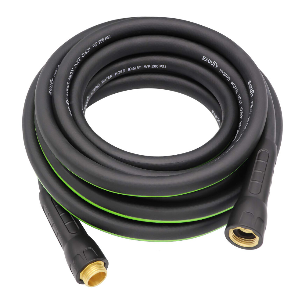 Tuyau d'arrosage hybride EADUTY 5/8 po x 25 pi, robuste et léger