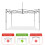 ABCCANOPY Ersatzdach f?r Pop-Up-Zelt, 10 x 10, Grau 2