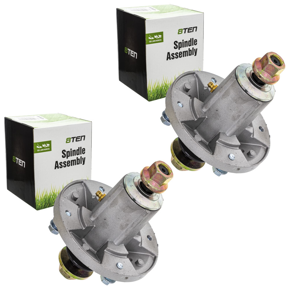8TEN Deck Spindle for John Deere X300 Z225 X304 X324 X310 X300R AM136733 AM143469 AM134292 2 Pack