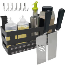 MeWeBlue Griddle Caddy for Blackstone Griddles/Prep Cart Space Saving
