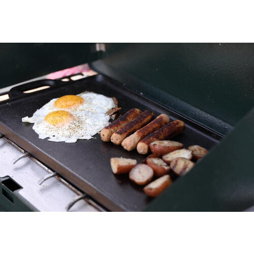 Ferro fundido de Coghlan Grill/Griddle Revers   vel de 17,9 polegadas preto 2