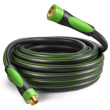 WORKPRO Mangueira de Jardim 5/8 Pol x 50 Pés, Leve, Flexível, Com Cabo Rotativo, Conexões de Latão