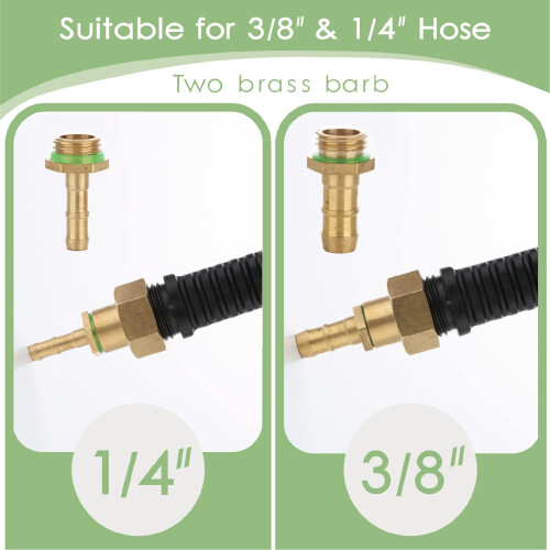 Varão Substituto de Pulverização, Varão de Latão de 3/8" em Aço Inoxidável, 24 Polegadas 1