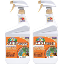 Bonide Captain Jack's Fungicida de Cobre, 32 oz Spray Pronto para Uso em Jardinagem Orgânica, Controla Doenças Comuns (Pacote de 2)