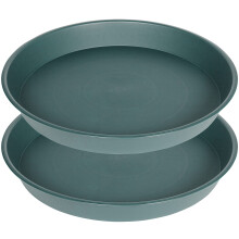 Bleuhome 2 csomag madrfrdotl 12"""" 1,6"" mlysg 10 12 hvelyk Birdbath Bowls edny csak a kerti nagy nvnyi csszealjhoz (12"" zld)