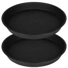 Bleuhome 2 csomag madrfrdotl 12"""" 1,6"" Mlysg 10 12"" Birdbath Bowls edny csak a kerti nagy nvny csszealjhoz (12"" fekete)