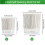 Conjunto de 4 Vasos Autoirrigantes, Vasos de 4.3+5.5 Polegadas para Plantas de Interior 2