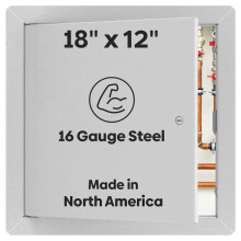 Najlepszy uniwersalny metalowy panel dostepowy 8"" x 12"" z kolnierzem Drzwi dostepowe ze stali walcowanej na zimno o grubosci 16 do suchej sciany/