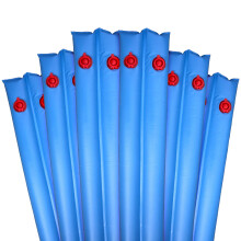 Pesos para Capa de Piscina Robelle 3809-20-06A, 6-Pack, 8 pés, Azul, Câmara Dupla, 20 Gauge