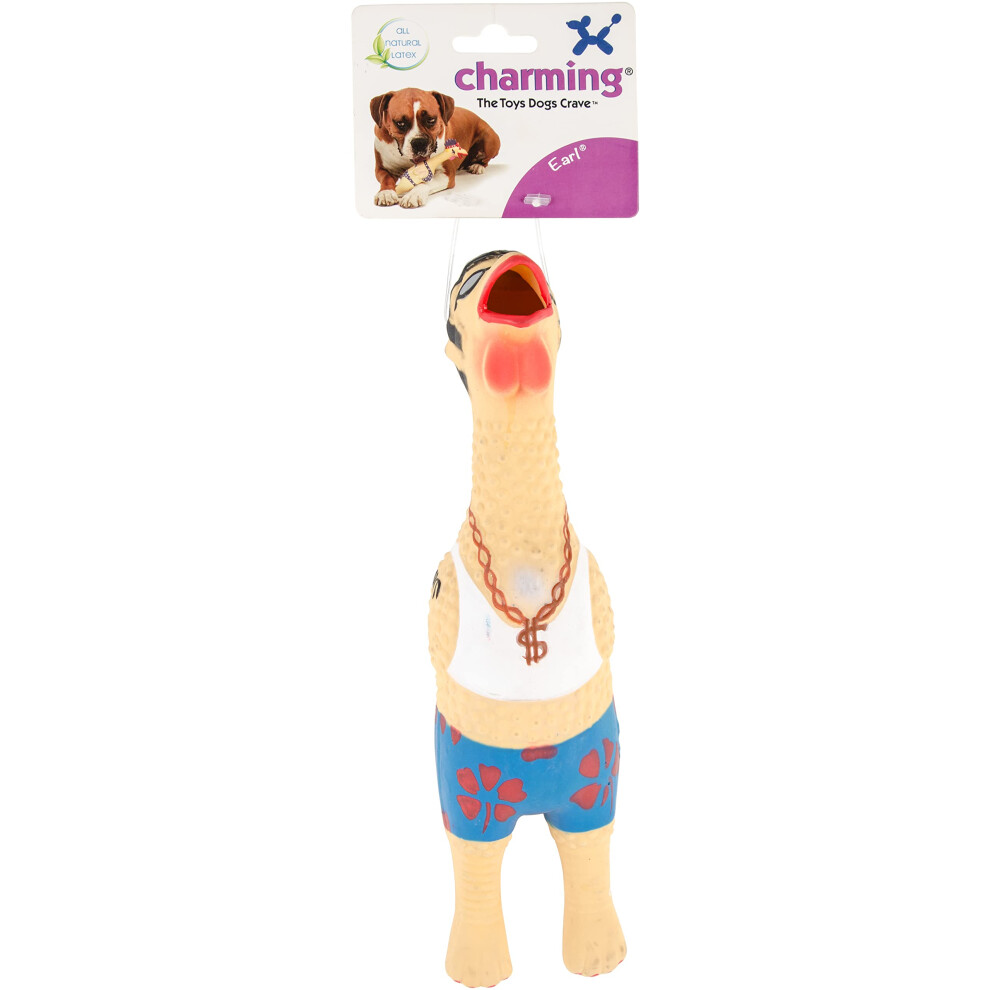 Photos - Dog Toy Charming Pets Earl Chicken Squawkers Large  AAC6001-CH79890L