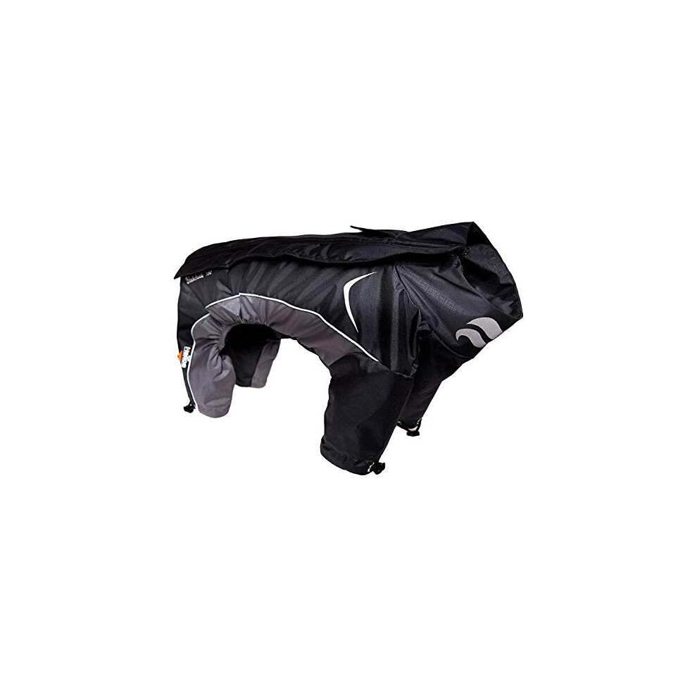 Photos - Dog Clothing DOGHELIOS 'Blizzard' Full-Bodied Comfort-Fitted Adjustable and 3M Reflective Winter Insulated Pet Dog Coat Jacket w/ Blacksh