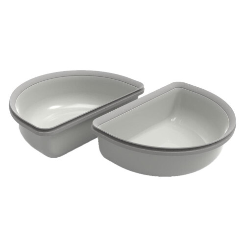 SureFeed Half Bowl Grey