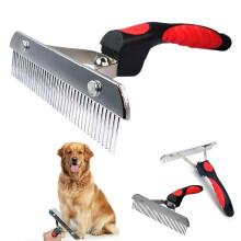 Spazzole per cani per la toelettatura di cani di grossa taglia, rastrello per cani a pelo lungo, pettine per animali domestici, spazzola per toel