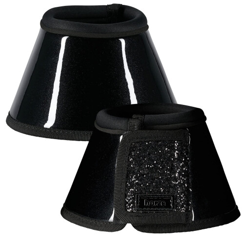 HORZE Μπότες Bell με Γκλίτερ - Μαύρο - X-Large