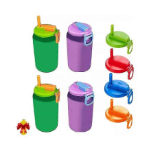 (Orange)4 Color Soda Can Lids,silicone Straws Soda Can Covers,can Covers For Soda