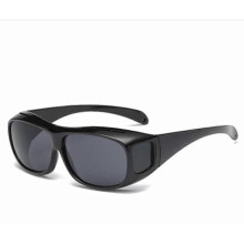 (Black)Infrared Penetrative Glasses, Night Vision Driving Safety Glasses, High Protection Glasses, Retro Classic Sunglasses For Men Women