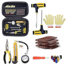 (3PCS)Car Tire Repair Kit - Puncture Plug Tools - Tyre Puncture Emergency - Stiring Glue Repair Tool Kit - Car Accessories