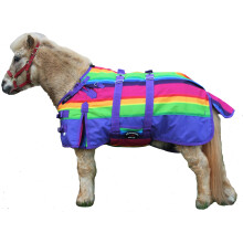 Challenger 58 """" 1200d Miniature Weanling Donkey Pony Horse Foal Winter T?ppe Rainbow 51968b