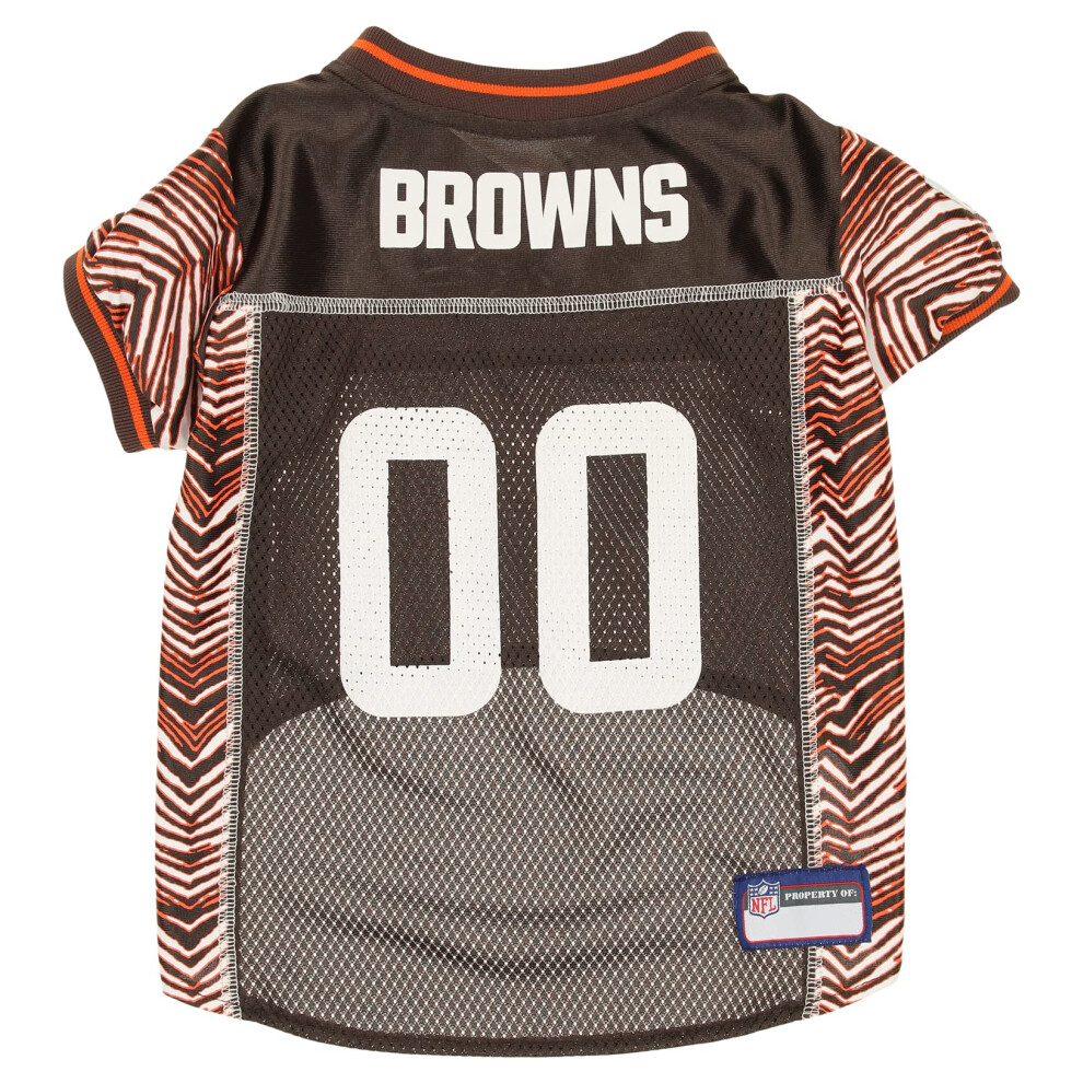 Maillot de l'équipe NFL Zubaz pour chiens Cleveland Browns Medium