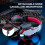 (Red)Bluetooth Wireless Headphone With Mic For Ps4, Xbox One, And Pc Gaming - Compatible With Ps5 5