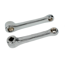 Sunlite Unicycle Cotterless Steel Crank Arm Set 4 """" S?lv