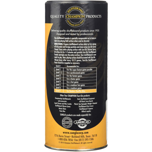 Shuffleboard pulver voks-16 oz container 1